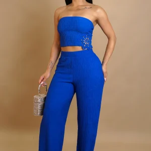 Spring Fling Pant Set - Blue